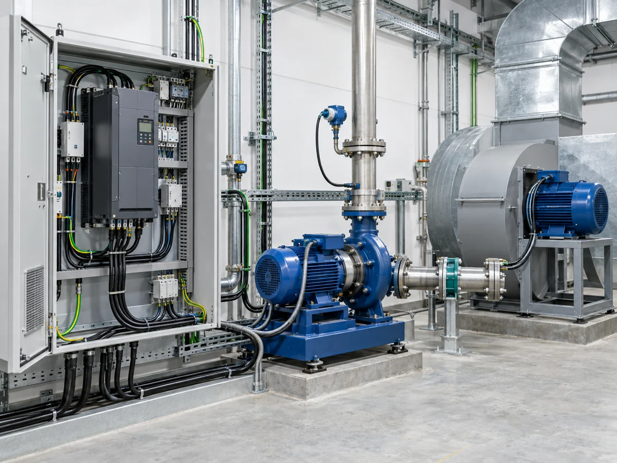 Pump and HVAC application scene for FU9000B inverter series selection