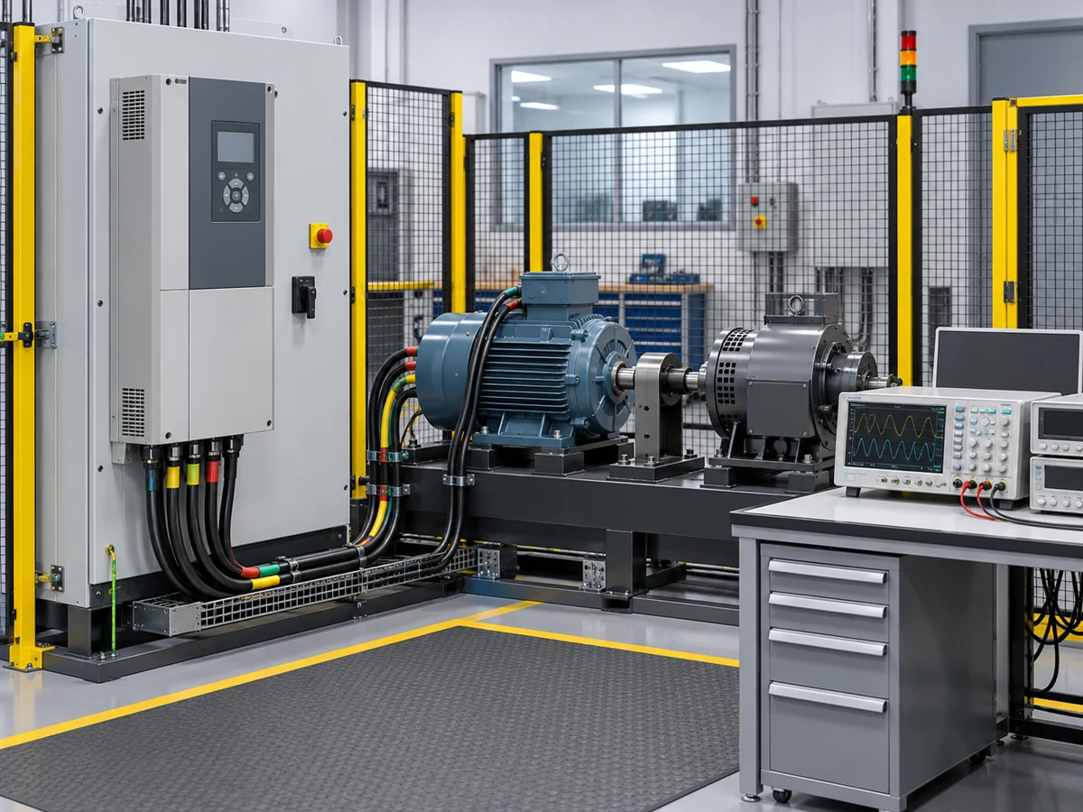 UFELE VFD Testing Bench UFELE frequency converter testing bench for VFD verification