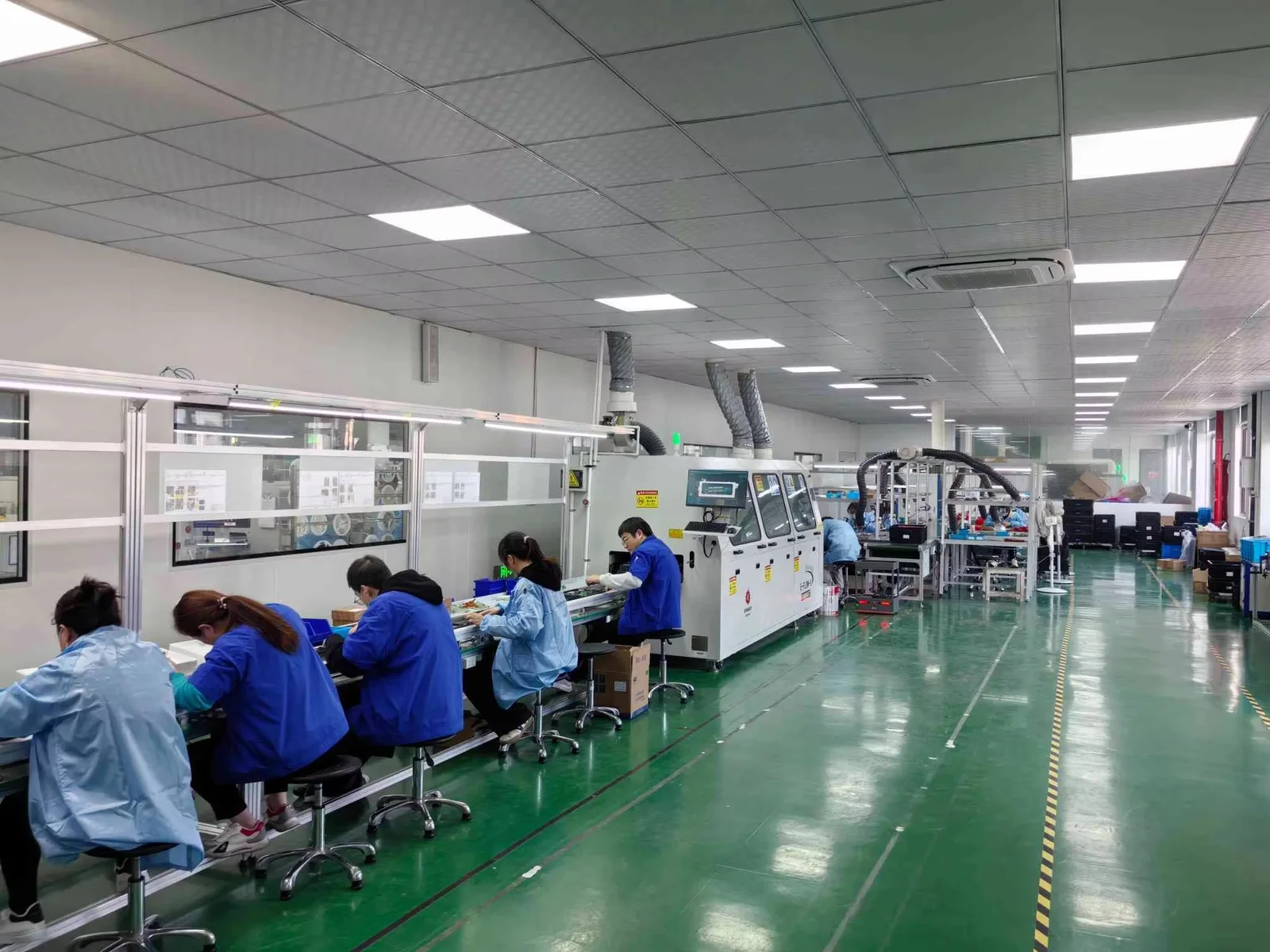 UFELE Inverter DIP Assembly Line UFELE DIP assembly line for through-hole components on inverter PCBs