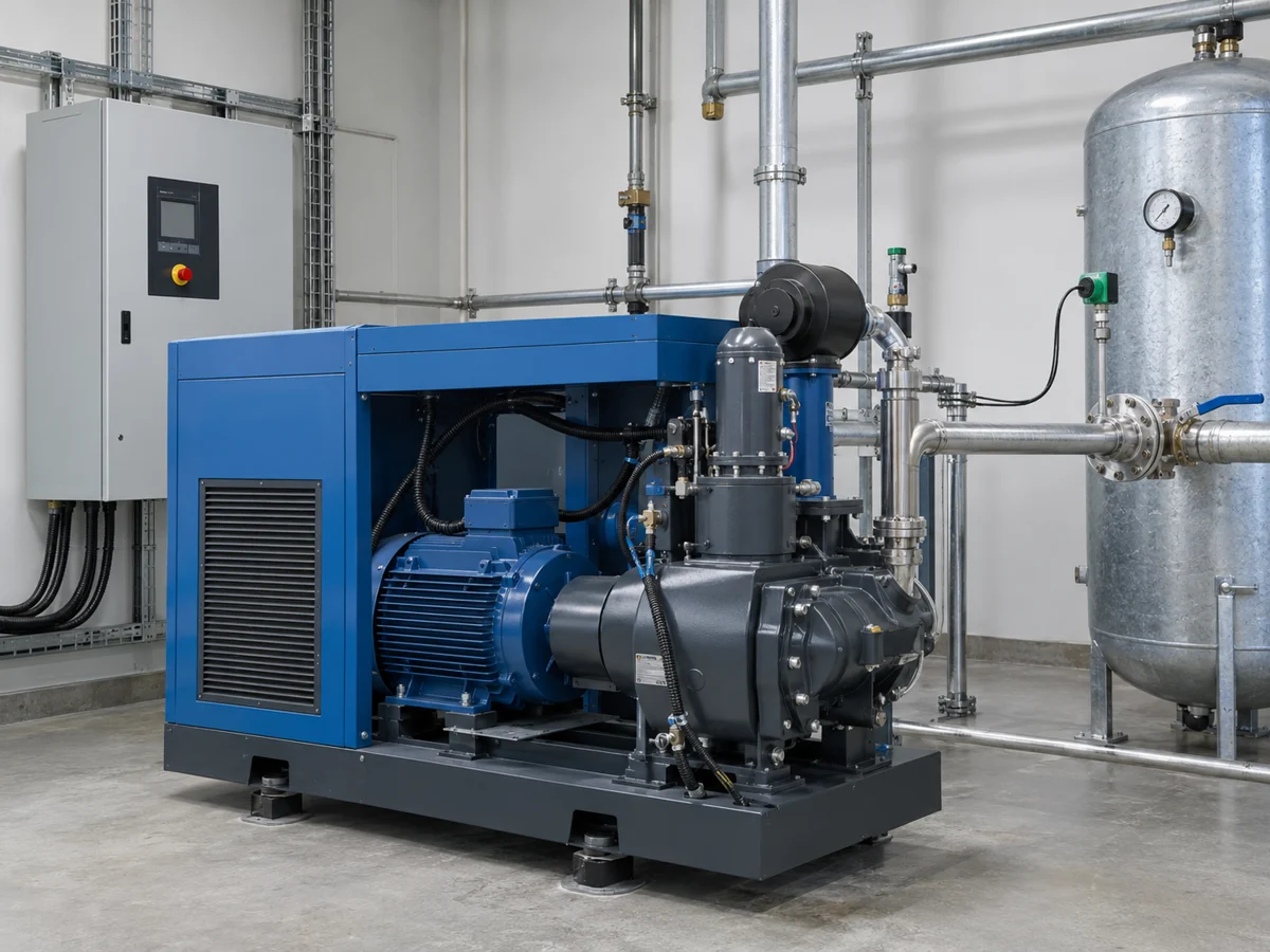 FU9000C Air Compressor Application Air compressor system controlled by variable frequency drive
