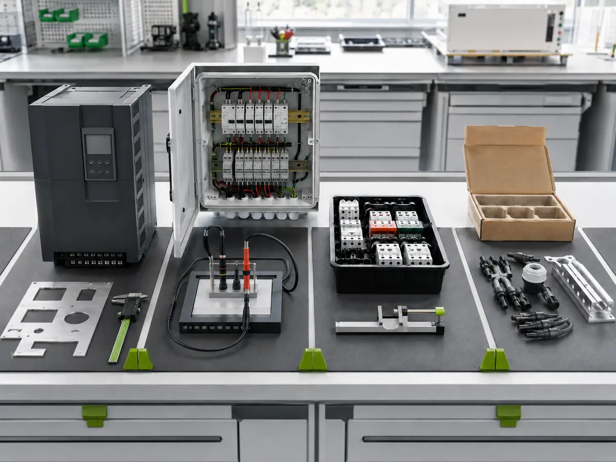 Different quality control points for inverters PV combiner boxes and solar electrical products