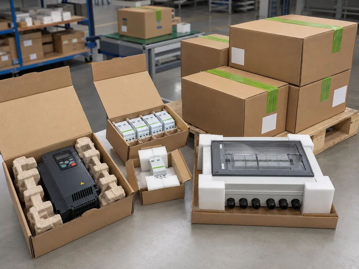 Private label packaging options for electrical products and distributor orders