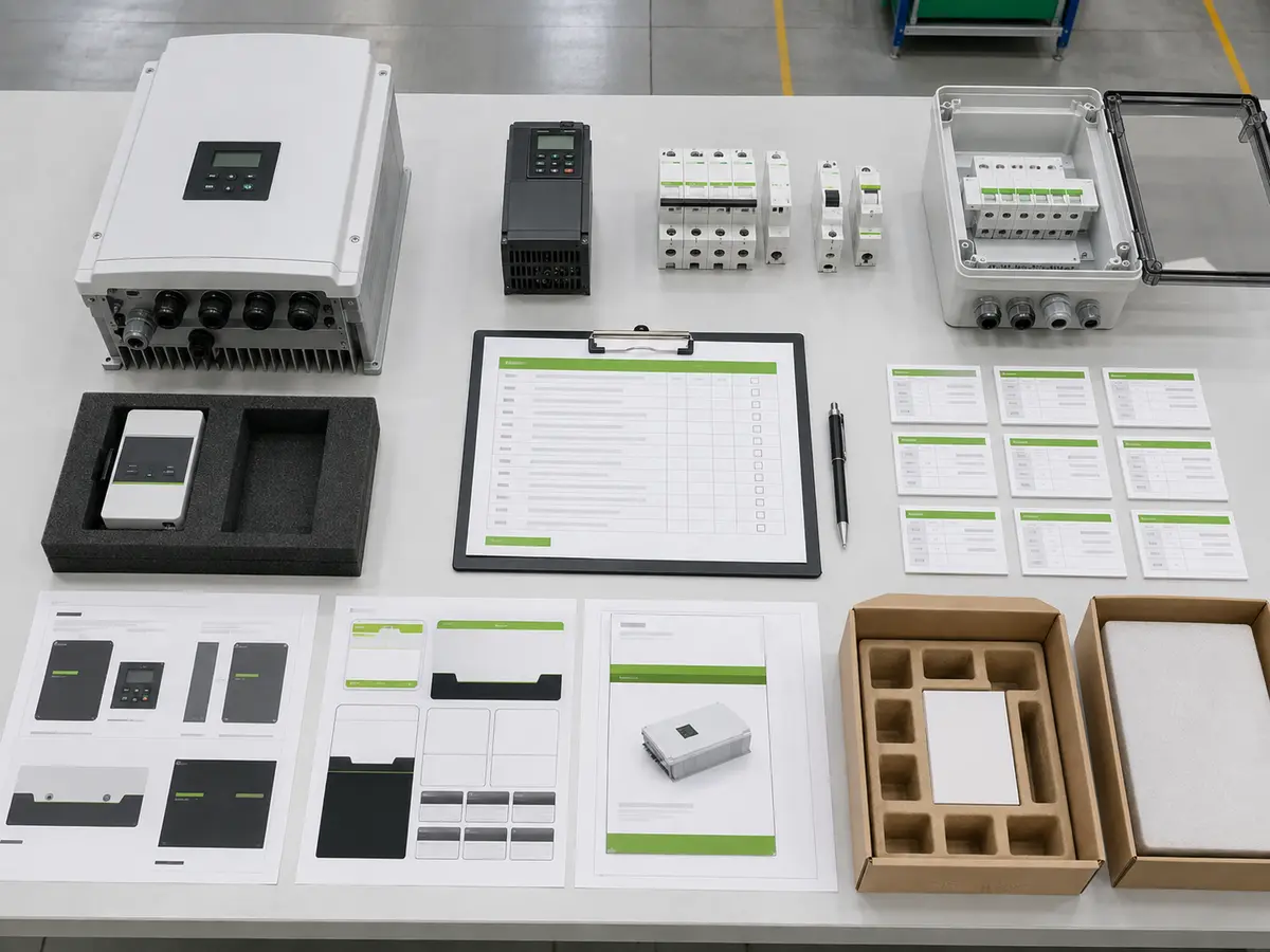OEM product list artwork sample and packaging files reviewed before production