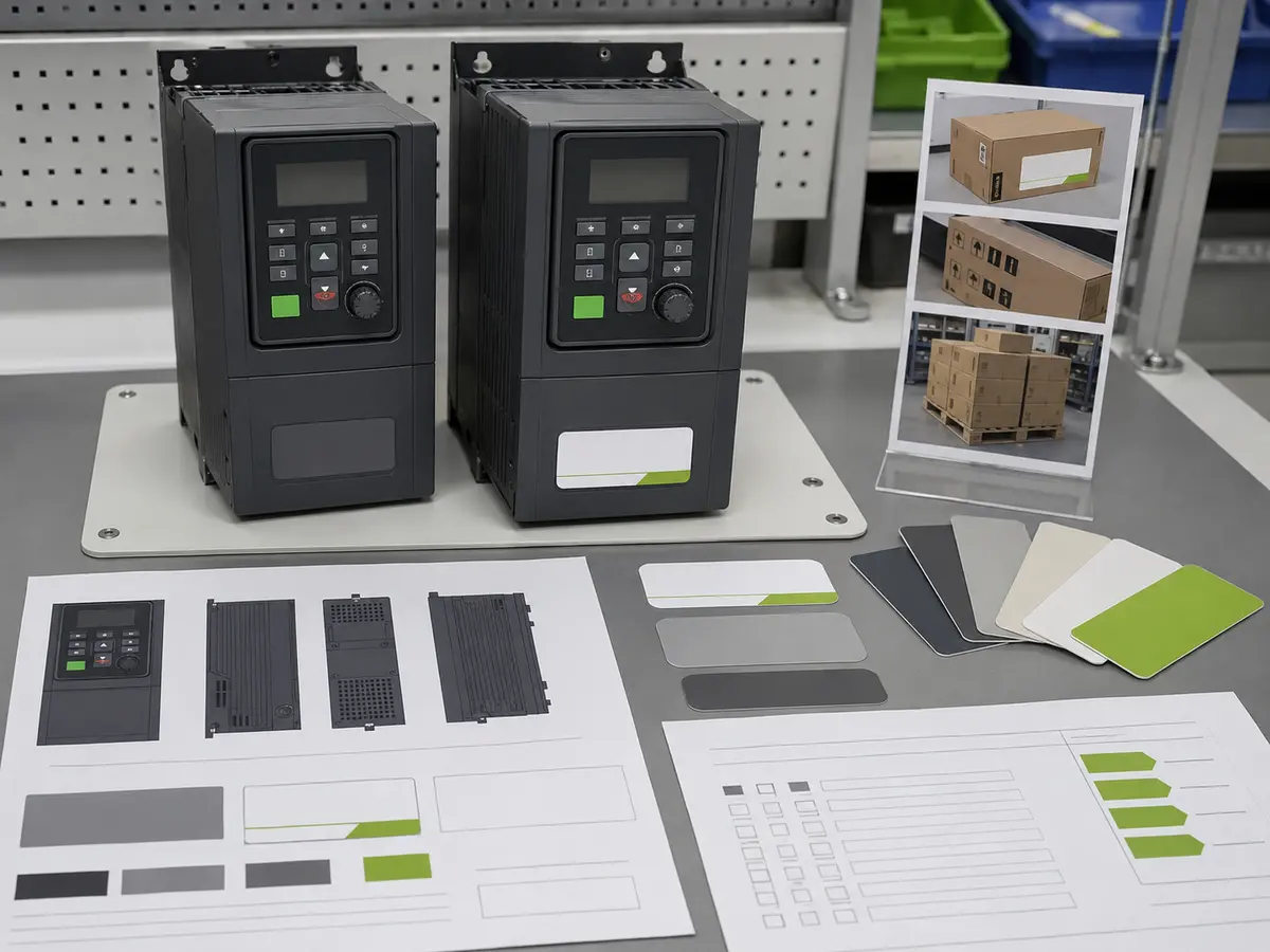 OEM electrical product sample and artwork checked before bulk production