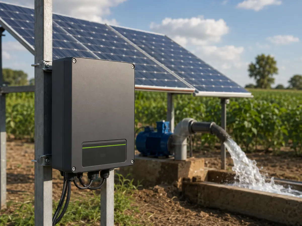 PV array and solar pump inverter power selection