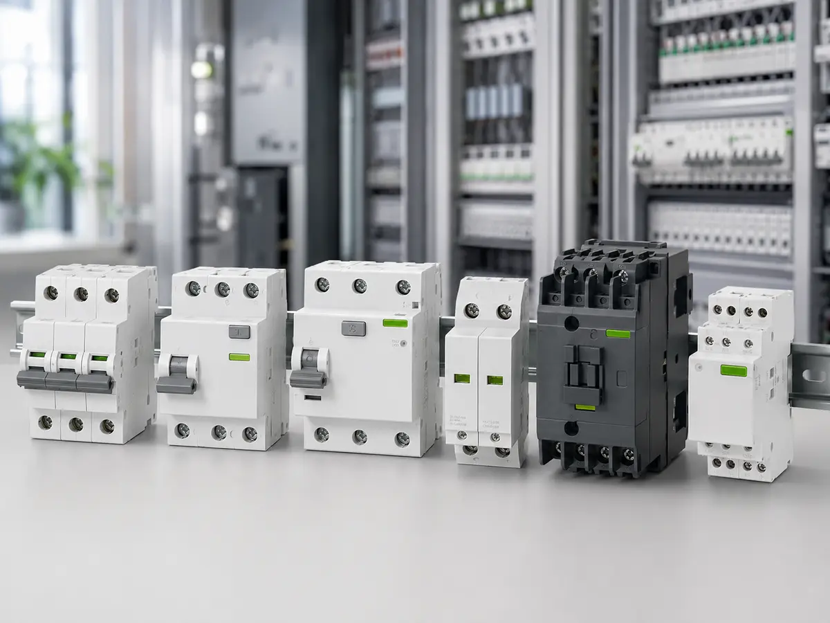 UFELE low voltage electrical products including MCB RCCB RCBO AC SPD and contactor