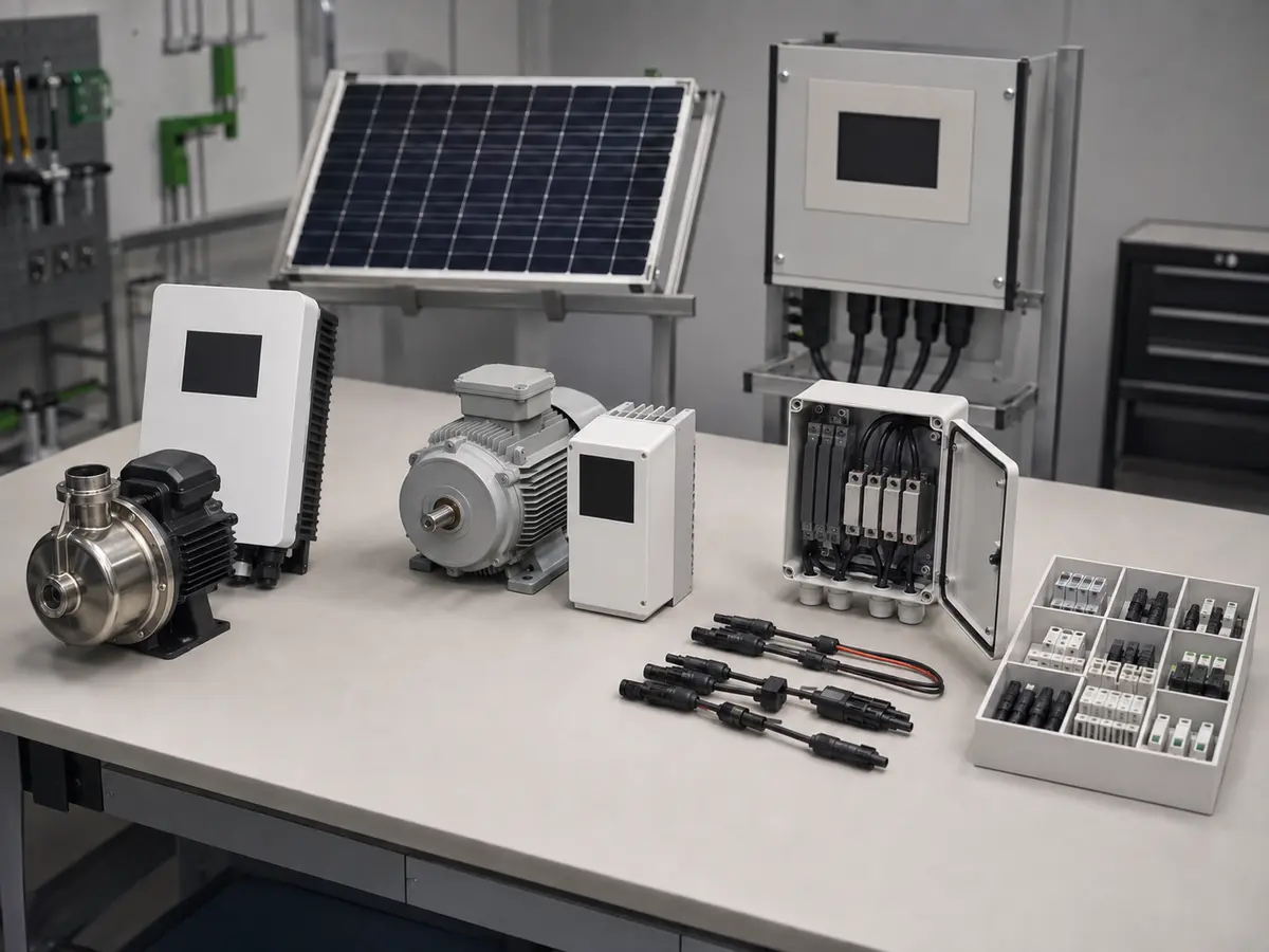 UFELE electrical buying library for solar pumping VFD PV protection and OEM order resources