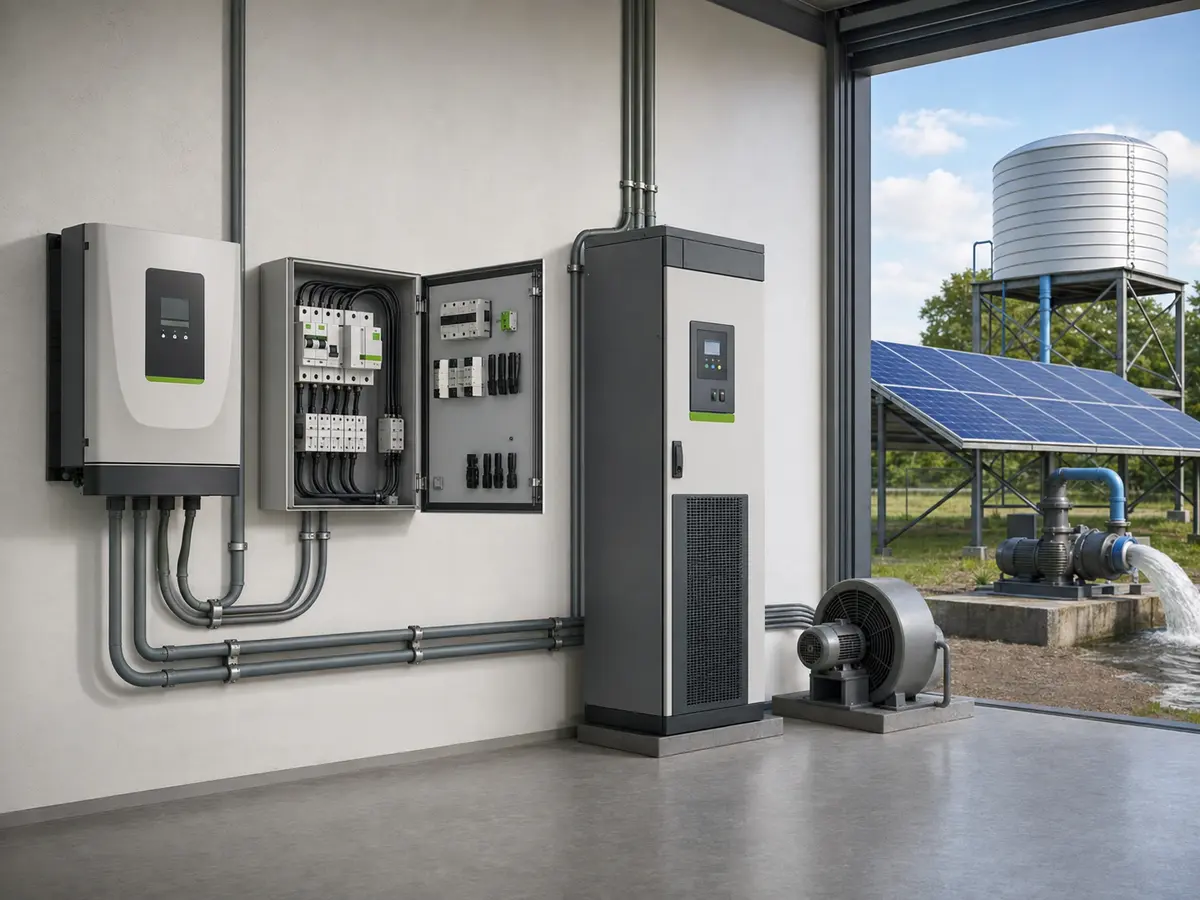 UFELE Electric application overview for solar pumping PV protection and motor control projects