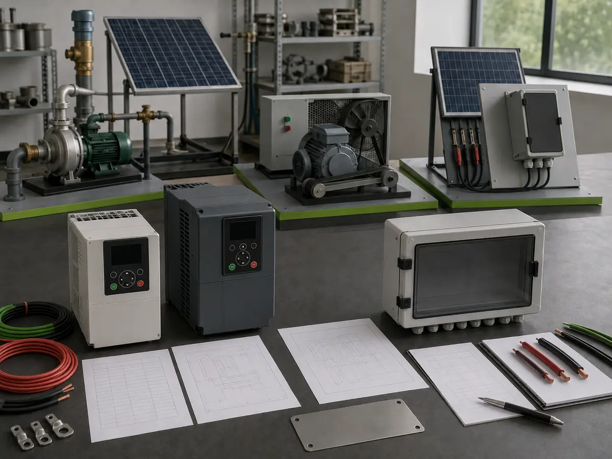Solar and Industrial Applications Solar pumping PV protection and industrial motor control applications supported by UFELE Electric